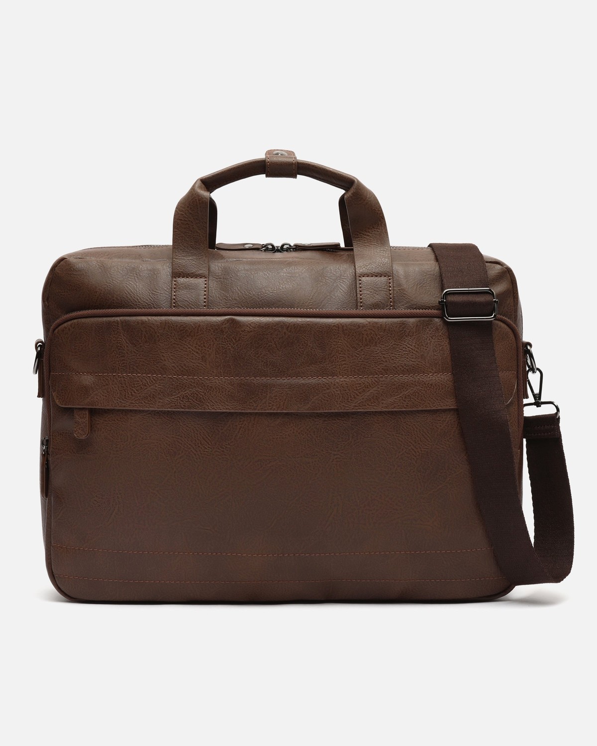 미사코 15인치 노트북 비즈니스 숄더백 Saulo-5300445133017 BROWN