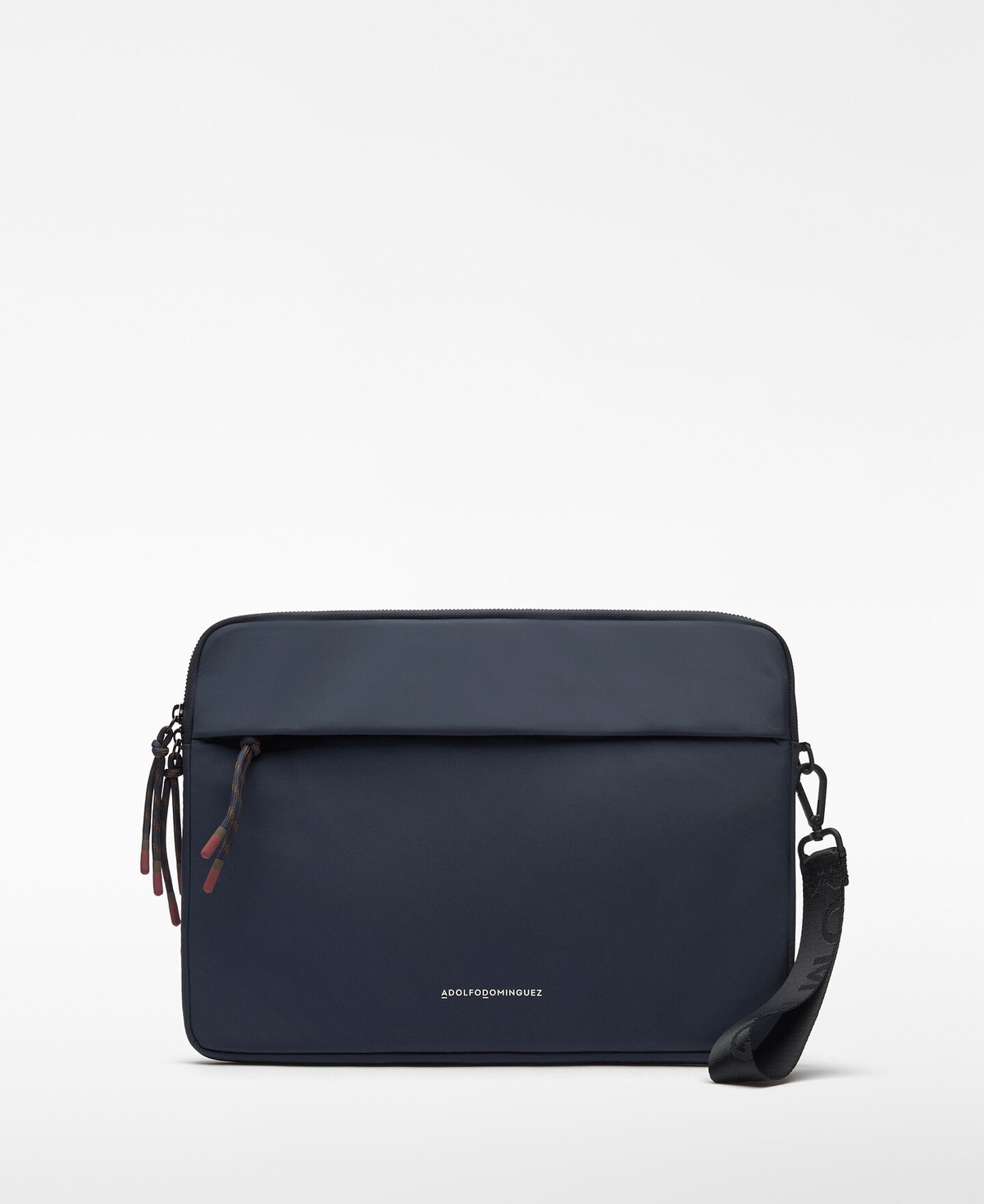 아돌포도밍게즈 나일론 13인치 노트북 파우치 131072808152 NAVY BLUE/GREEN