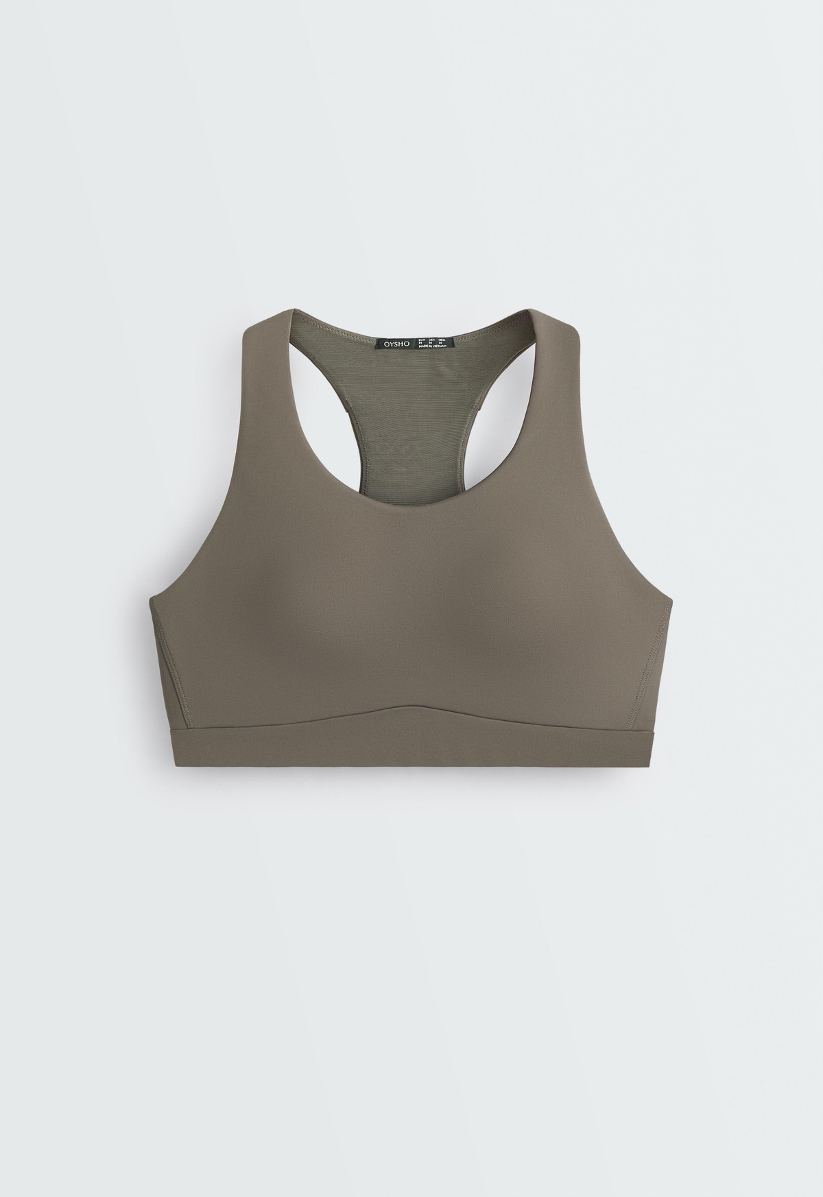 오이쇼 퀵드라이 포켓 스포츠 브라 5737/870/038 CHARCOAL GREY