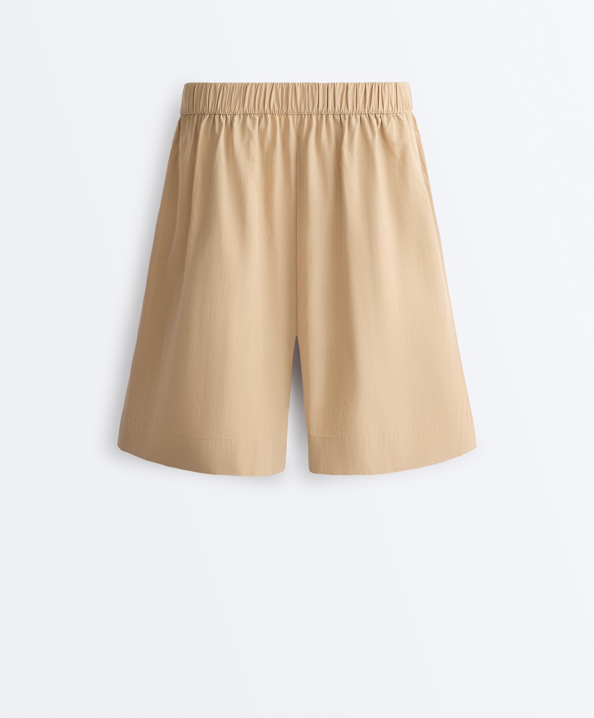 오이쇼 순면 와이드 버뮤다 반바지 5555/135/742 CAMEL