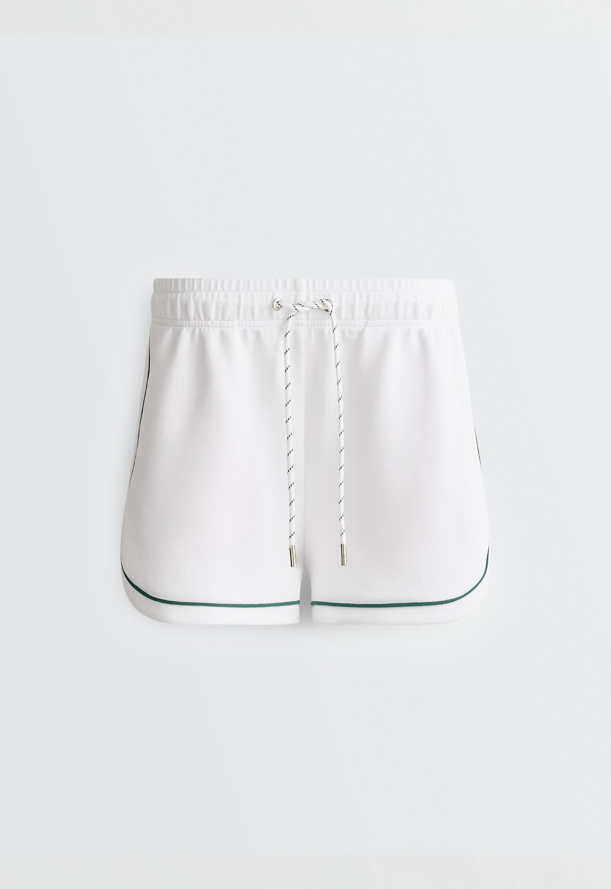 오이쇼 파이핑 드로스트링 피케 반바지 6676/732/251 WHITE