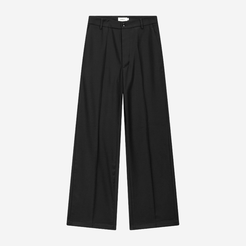 바레나 울 와이드 플리츠 팬츠 PAD57580482 590