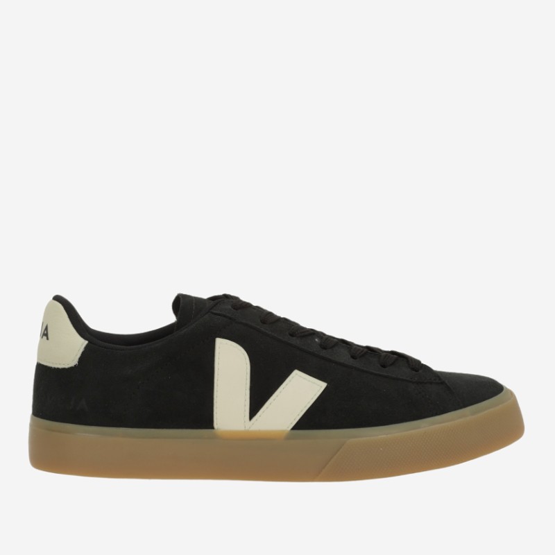 베자 V 로고 캔버스 로우탑 스니커즈 CP0322311 BLACKPIERRENATURAL