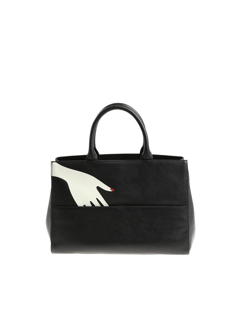 루루 구인넷스 Amelia 토트/탑핸들백 여성 블랙 18SS 50138982BLACK