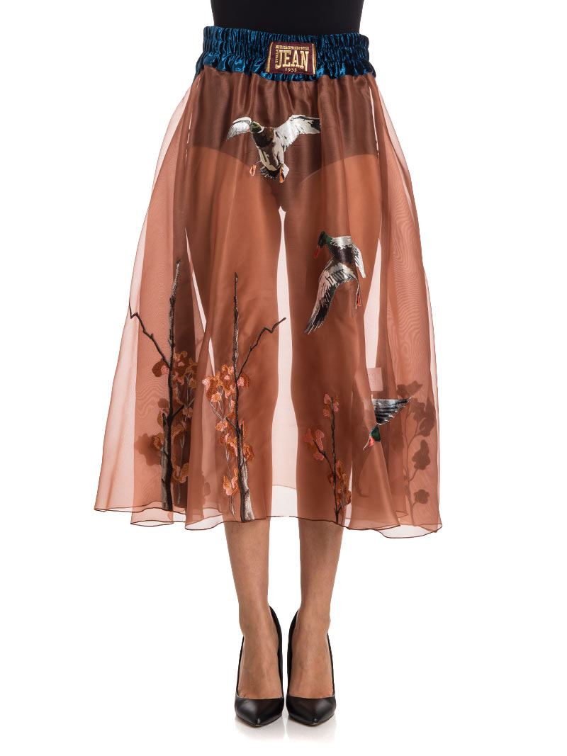 스엘라 장 스커트 여성 핑크 17FW JG00301T9127F69