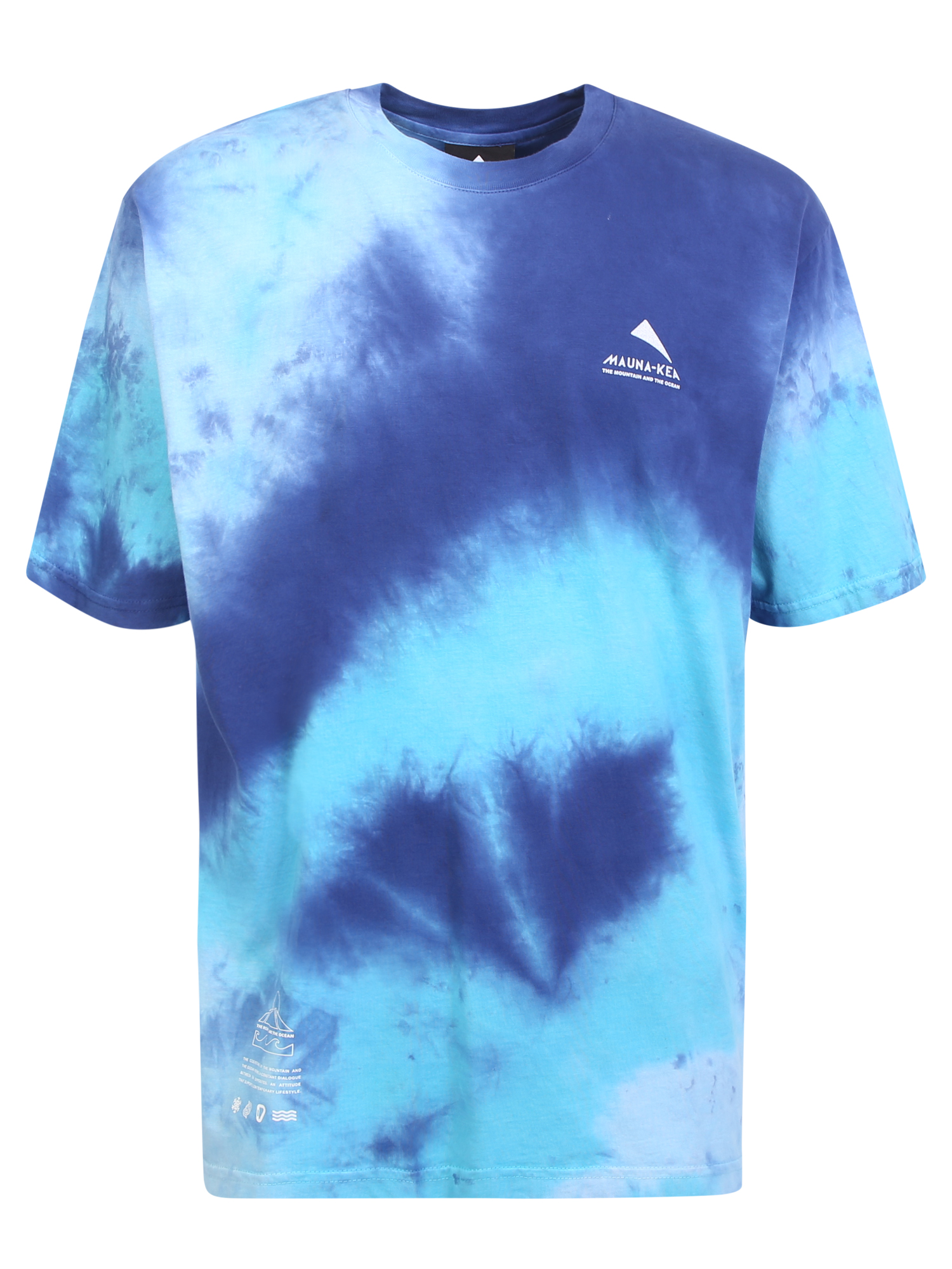 모나치 Tie dye iconic Mauna Kea logo. Innovative 티셔츠 남성 멀티 22FW MKS100TLR16