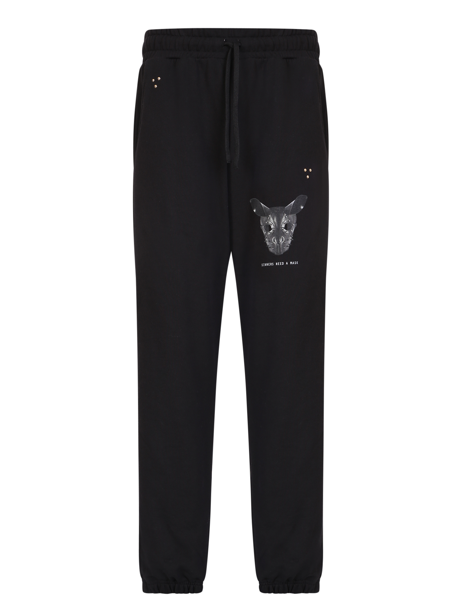 이흐 Rabbit with a sporty graphic print design from 캐주얼 팬츠 남성 블랙 22FW JR8999