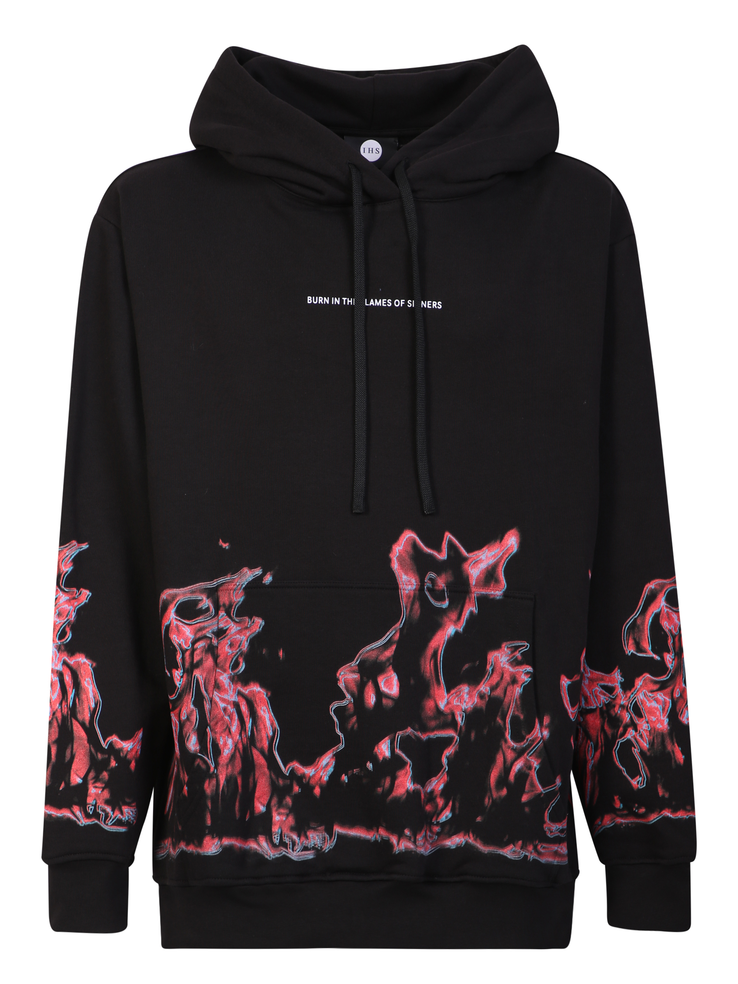 이흐 Flame print 후디 남성 블랙 22FW HF1999