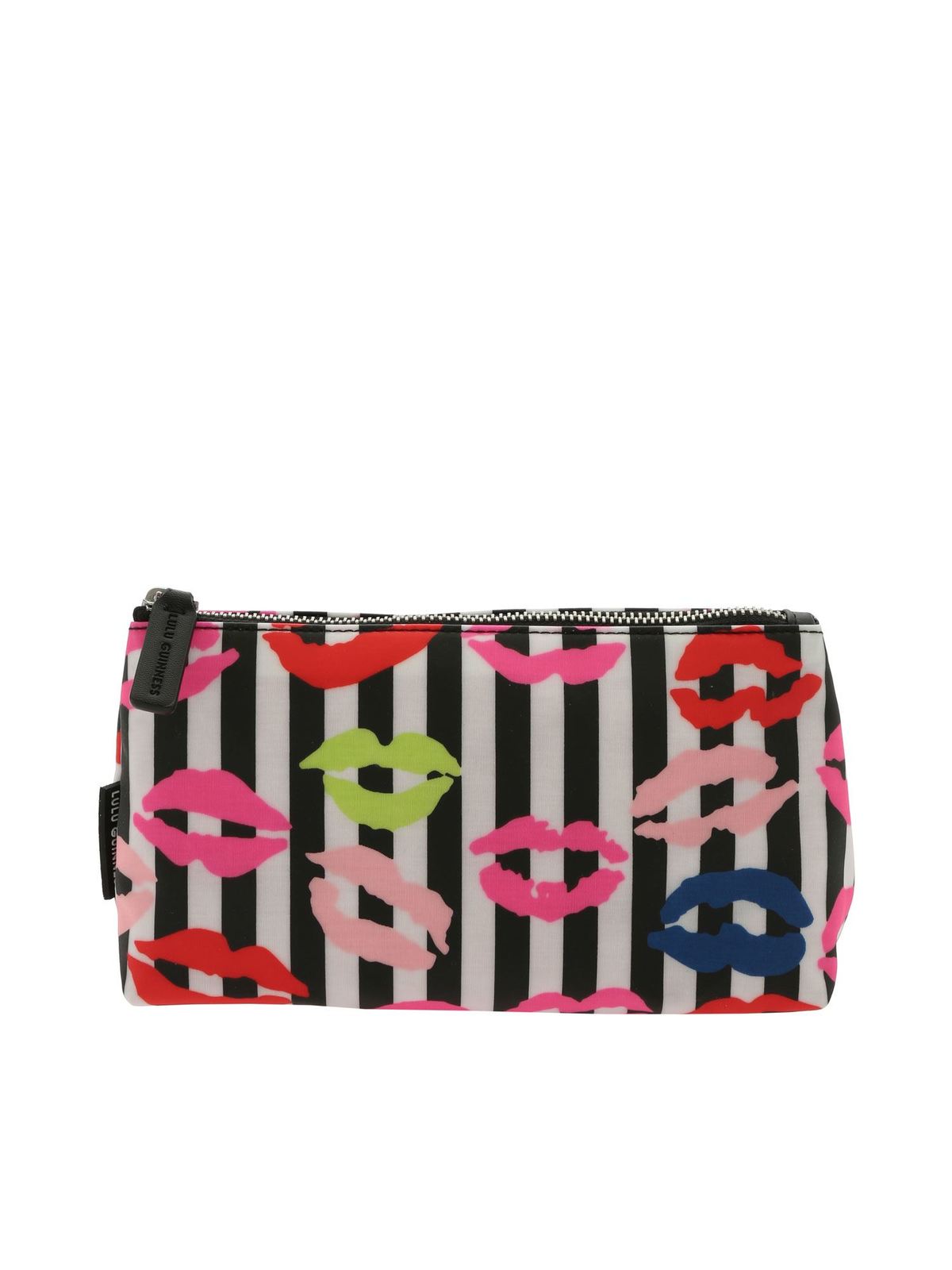 루루 구인넷스 Lip Blots striped and beauty case 파우치 여성 멀티 19SS 50144075BLACKMULTI