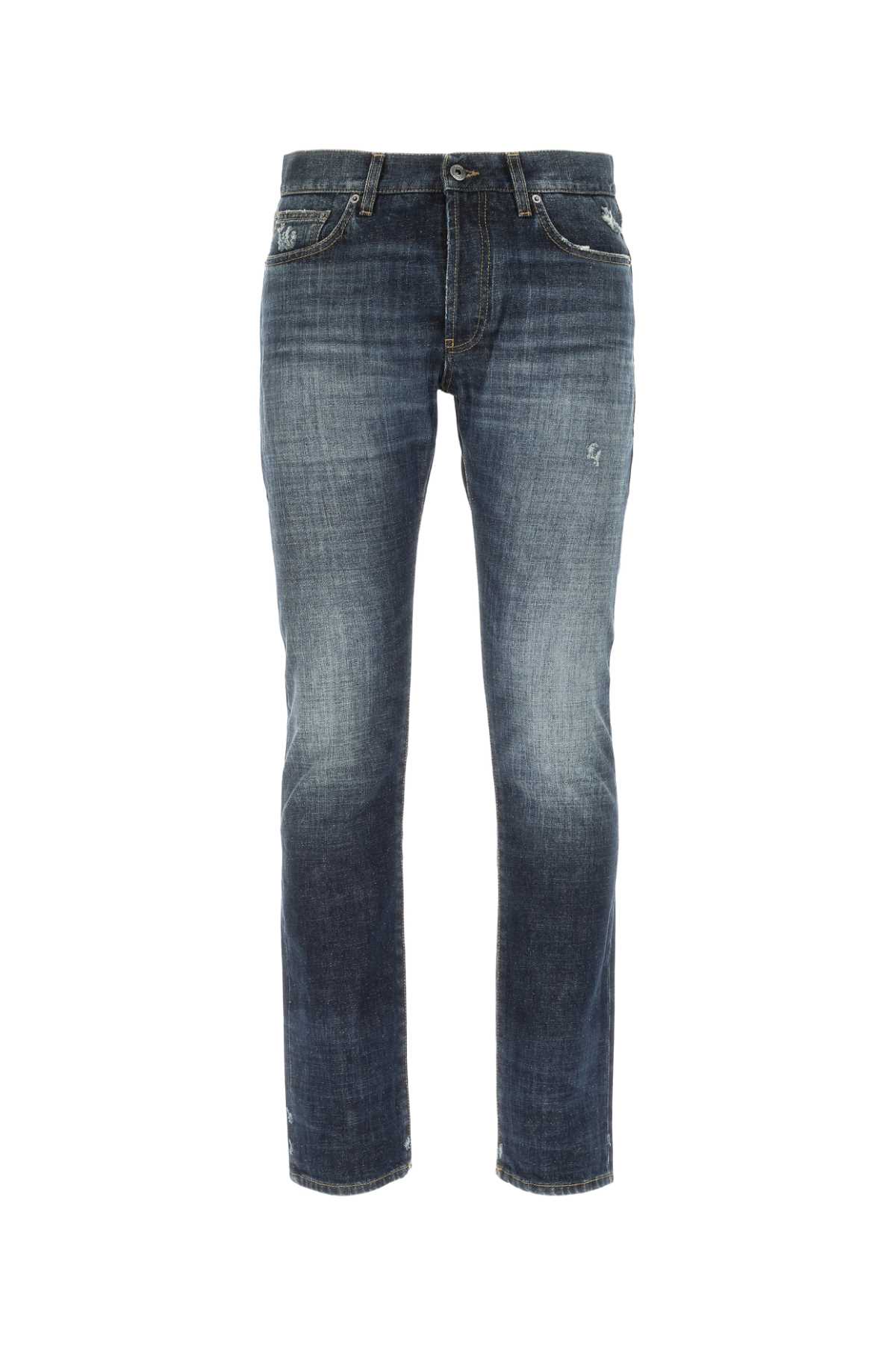 14 브로스 cut washed faded details. Five-pocket style 데님 스트레이트 남성 블루 22FW 12690A4403029129