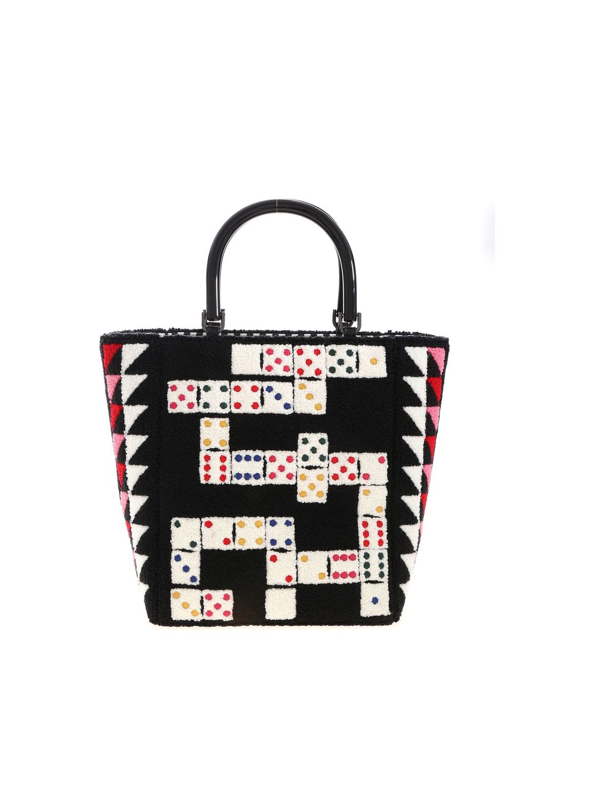 루루 구인넷스 Domino Bibi 토트백 여성 블랙 19FW 50157655BLACKMULTI