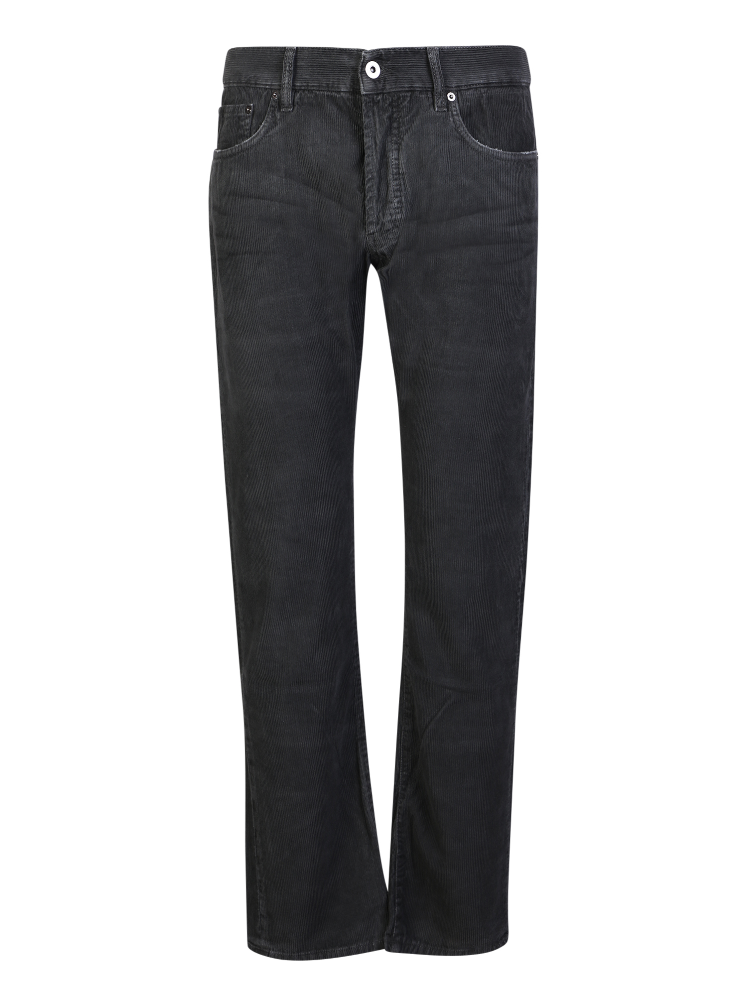 14 브로스 Five-pocket model. fabric. Regular fit. Button and zip closure 데님 팬츠 남성 블랙 22FW