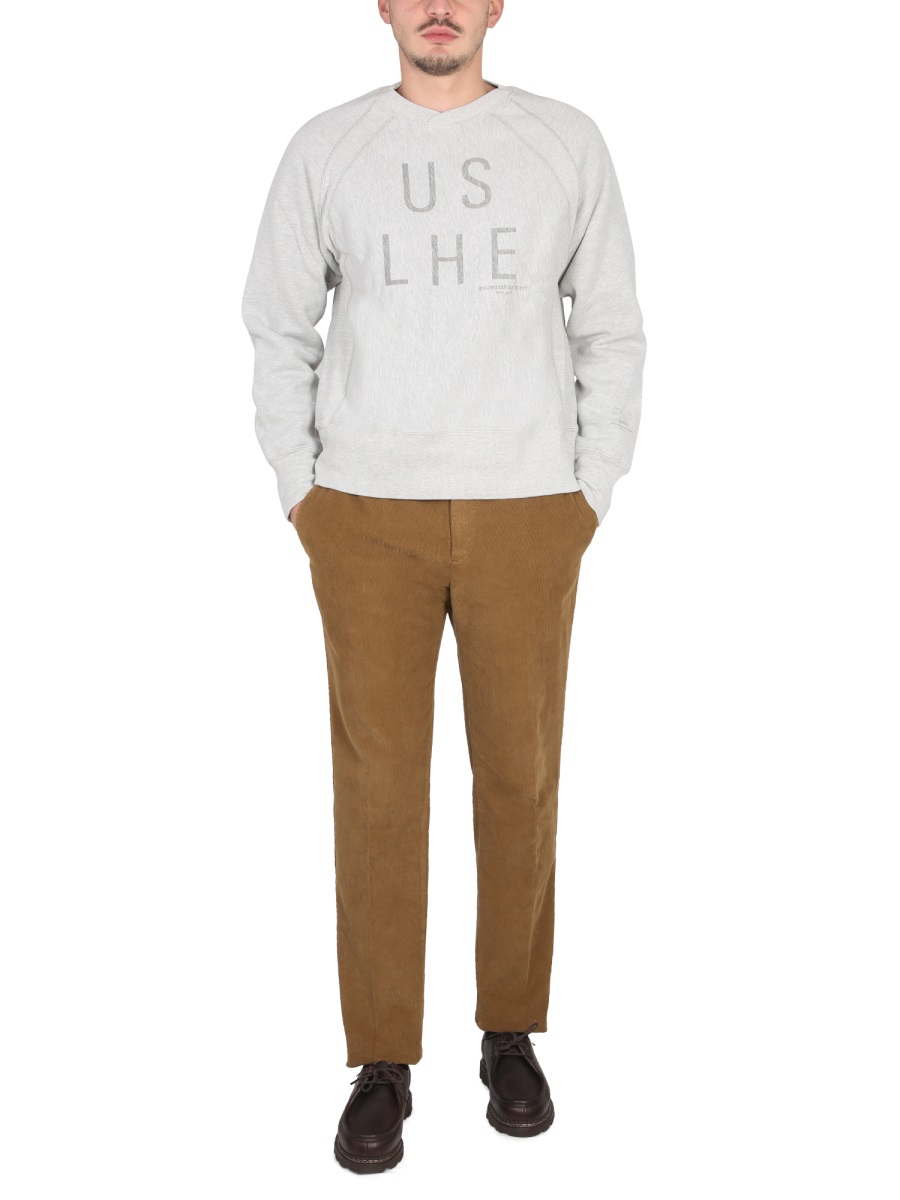 엔지니어드 가먼츠 CREWNECK 스웨트셔츠 남성 그레이 22FW 22F1B020NLP005C