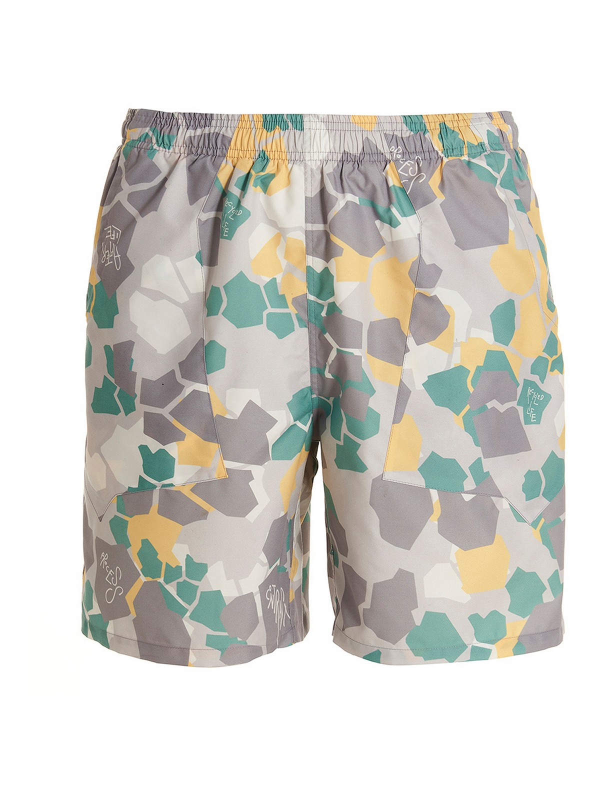 옵제큿 입 리페 Printed beach shorts 수영복 남성 멀티 23SS OBJ00230714YELCAM