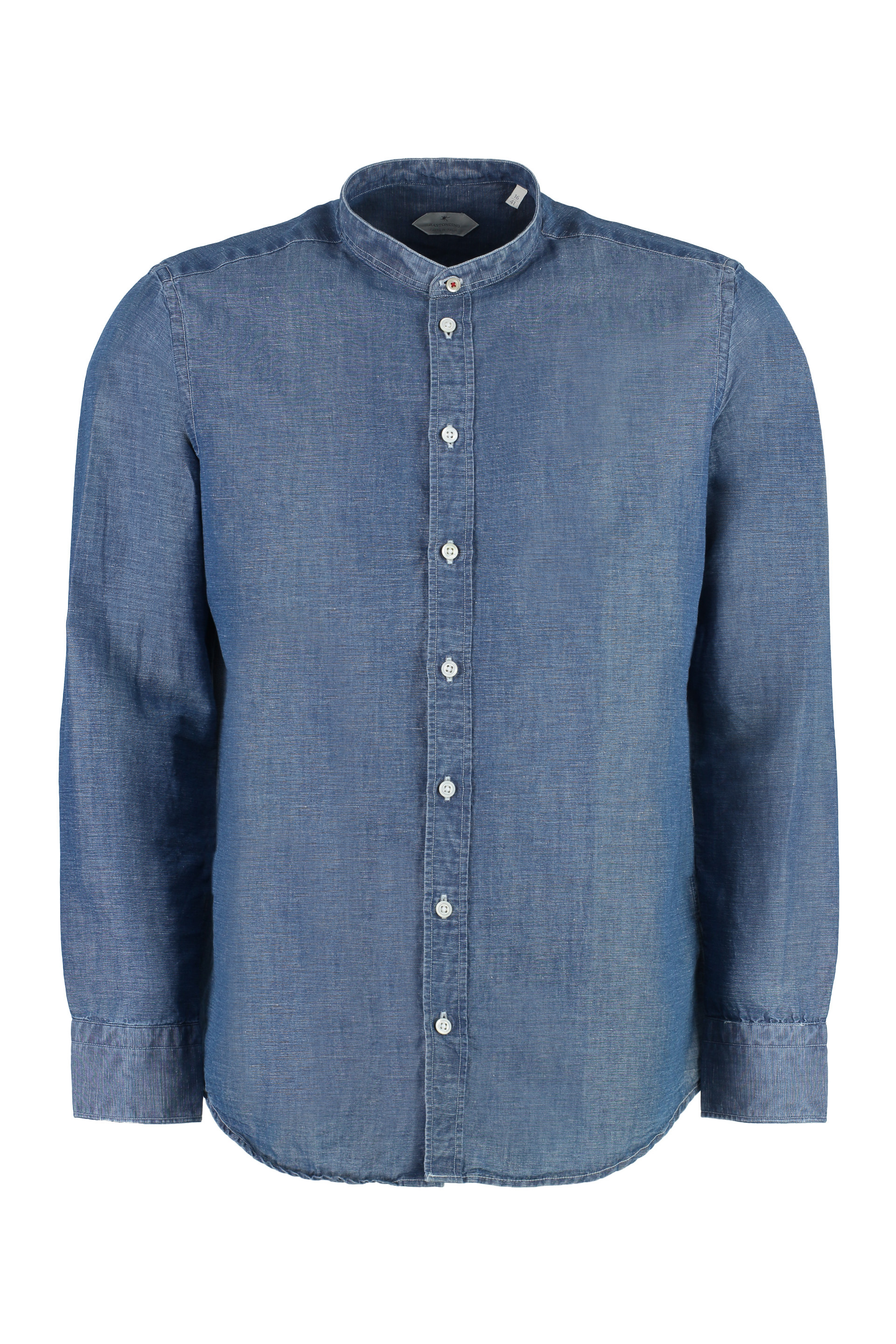 밧톤치노 셔츠 남성 블루 24SS B2560DENIMSTONE