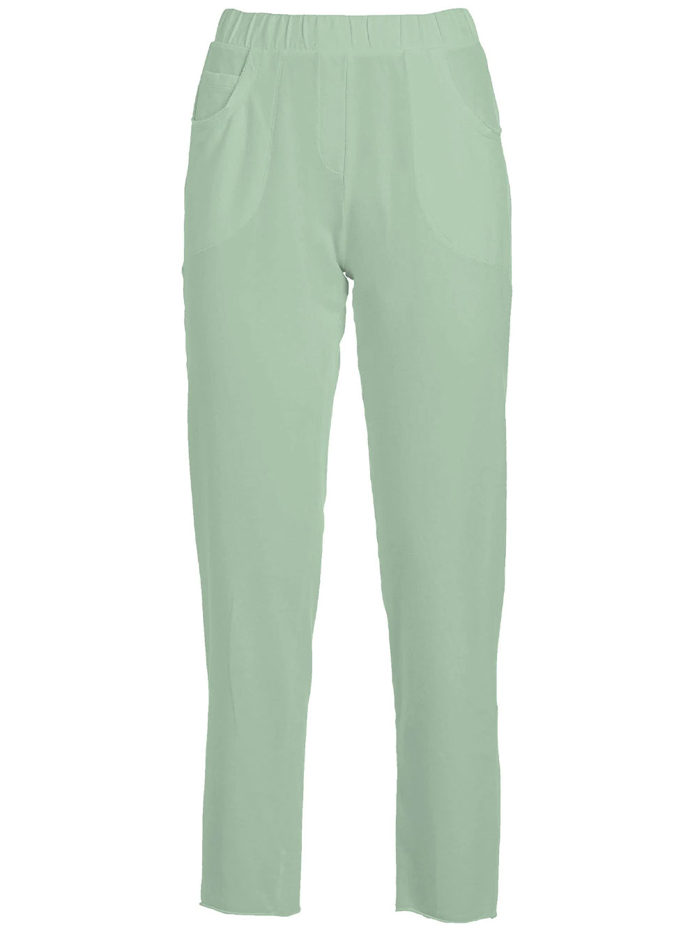 데하 PANTALONE SLIM FIT 하의 여성 그린 24SS A0057612616