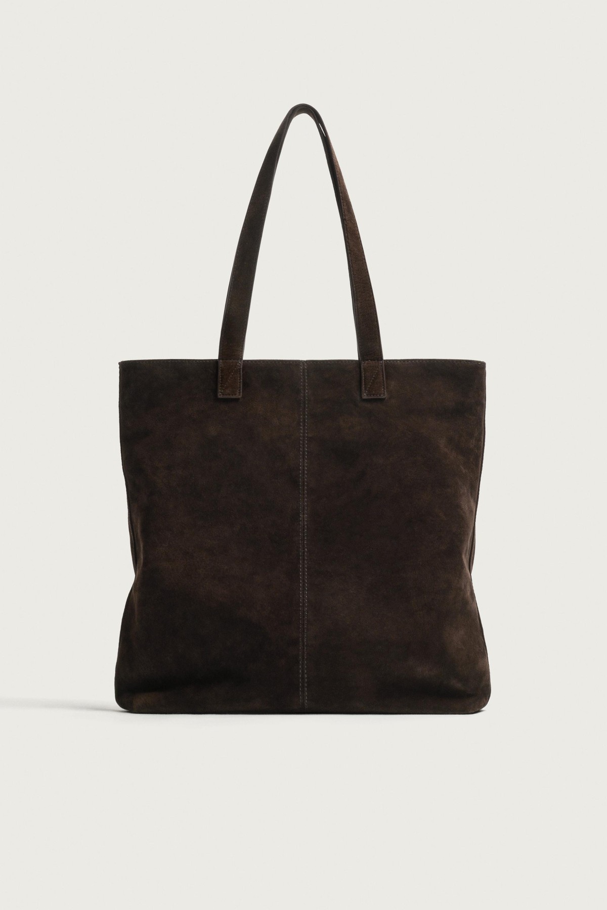 자라 스웨이드 마그네틱 숄더 토트백 3380/820/700 BROWN
