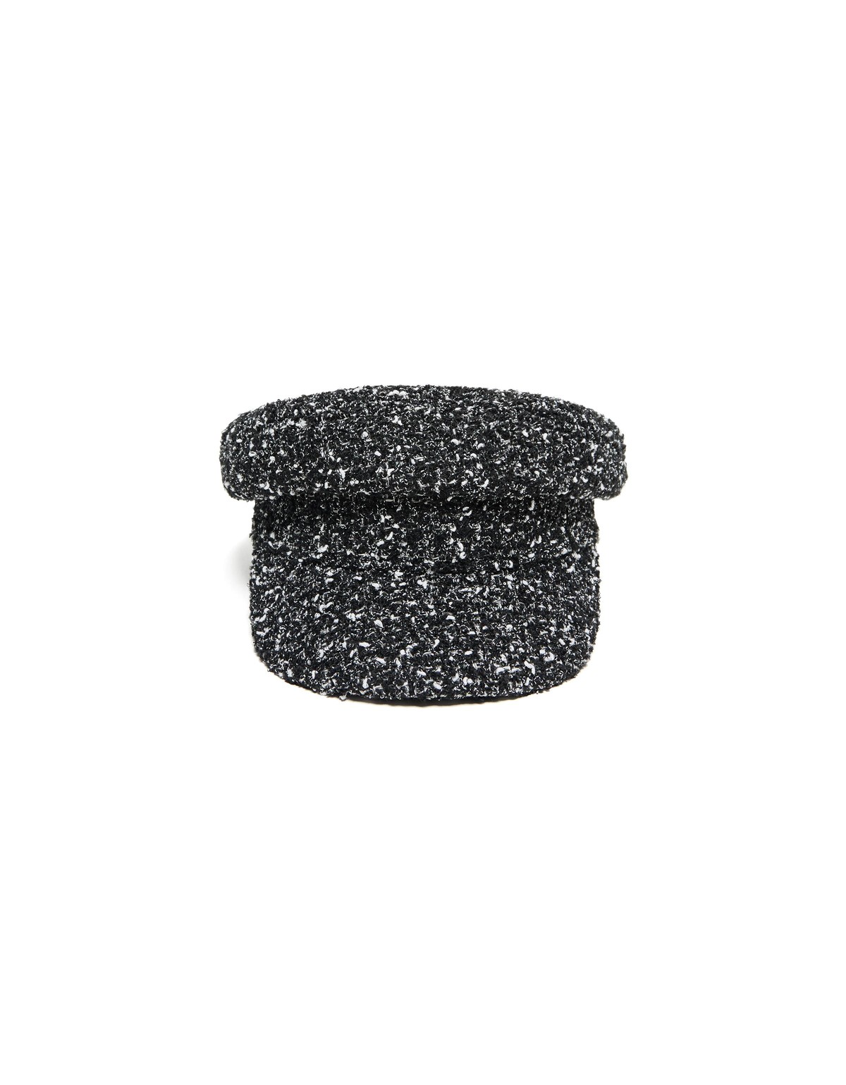 버쉬카 우븐 베이커 보이 캡 모자 3973/702 BLACK