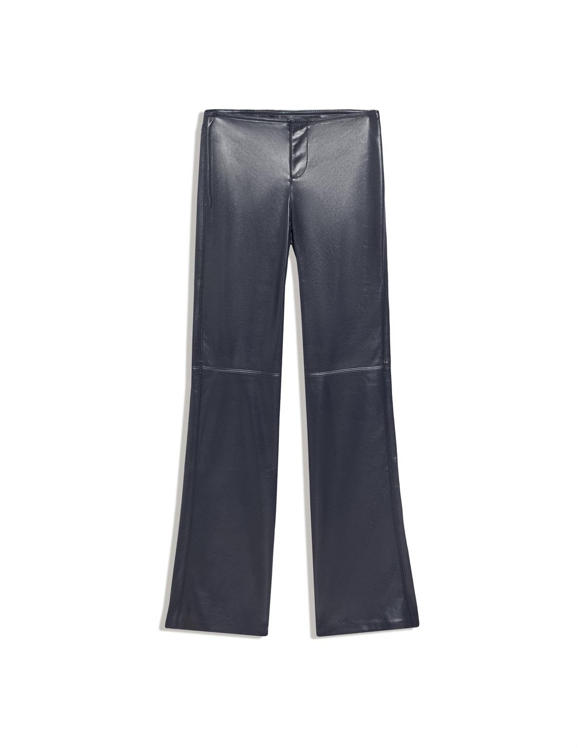 버쉬카 가죽 이펙트 슬림 부츠컷 팬츠 3071/710 BLUE