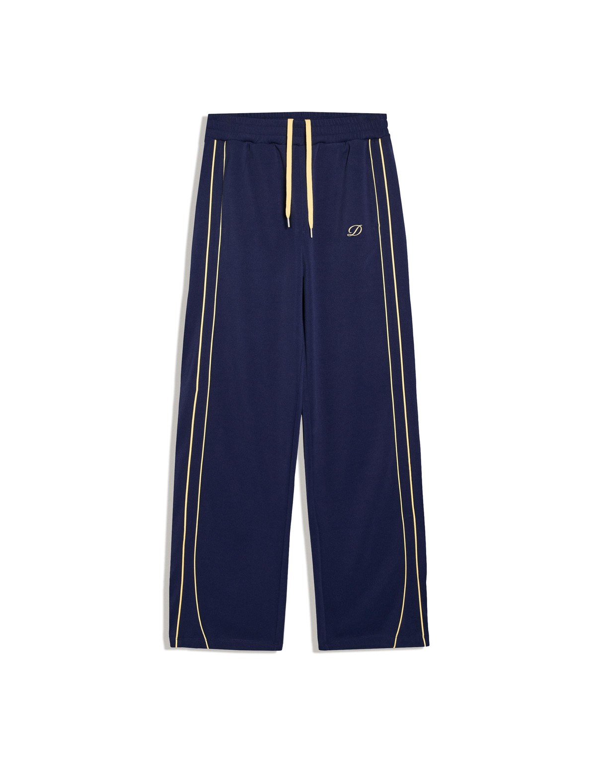버쉬카 배색 파이핑 와이드 팬츠 3503/727 NAVY