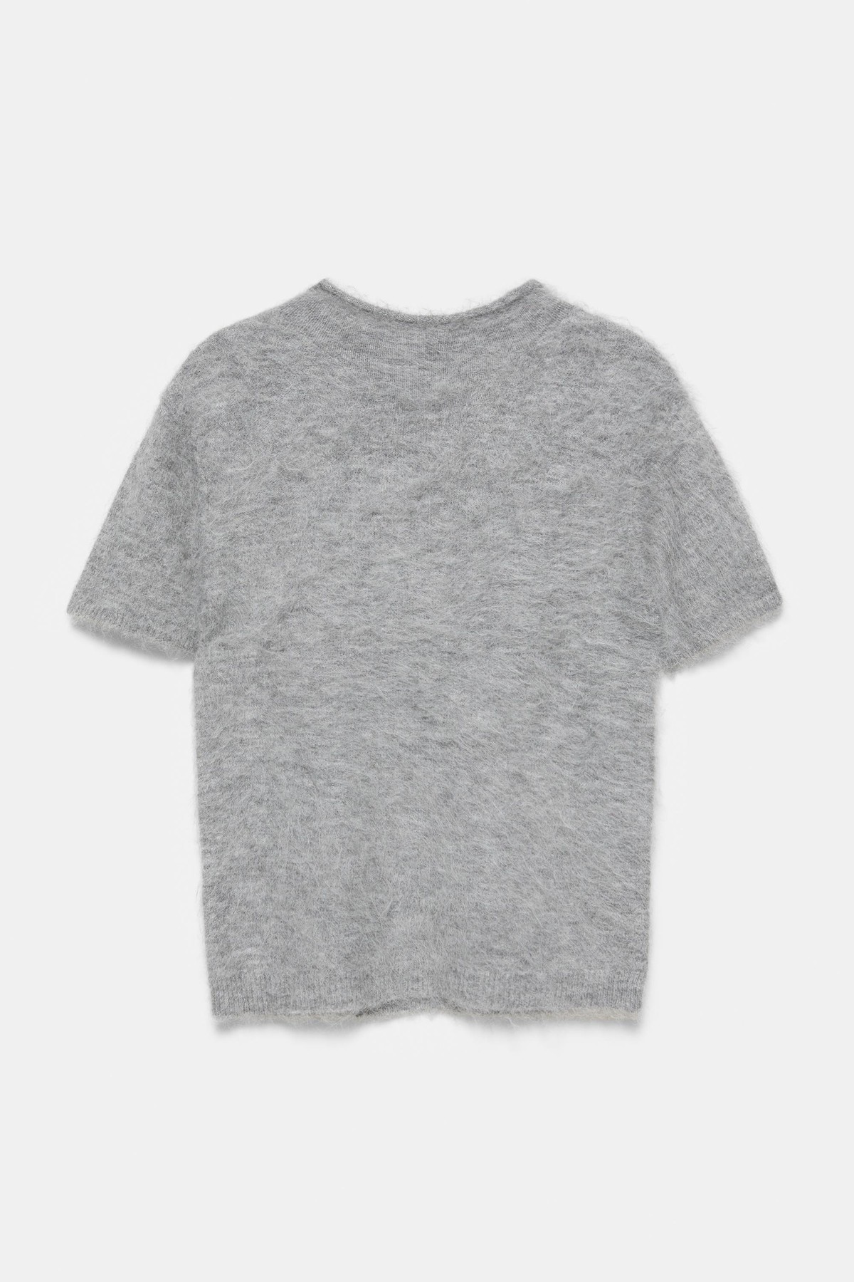 풀앤베어 하이넥 반팔 니트 스웨터 7540/337 GREY MARL