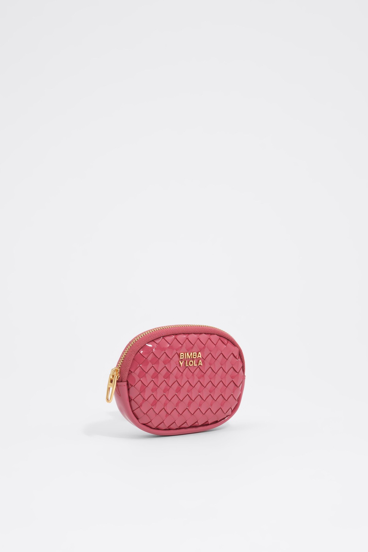 빔바이롤라 우븐 오벌 미니 동전 지갑 262BB1101.10302 DARK PINK