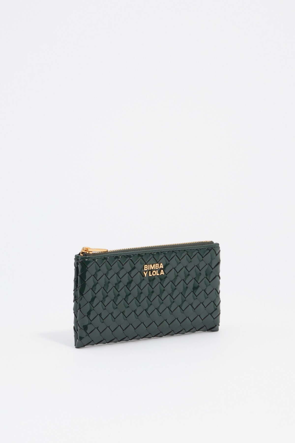 빔바이롤라 우븐 집업 미니 파우치 지갑 262BBM199.10502 DARK GREEN