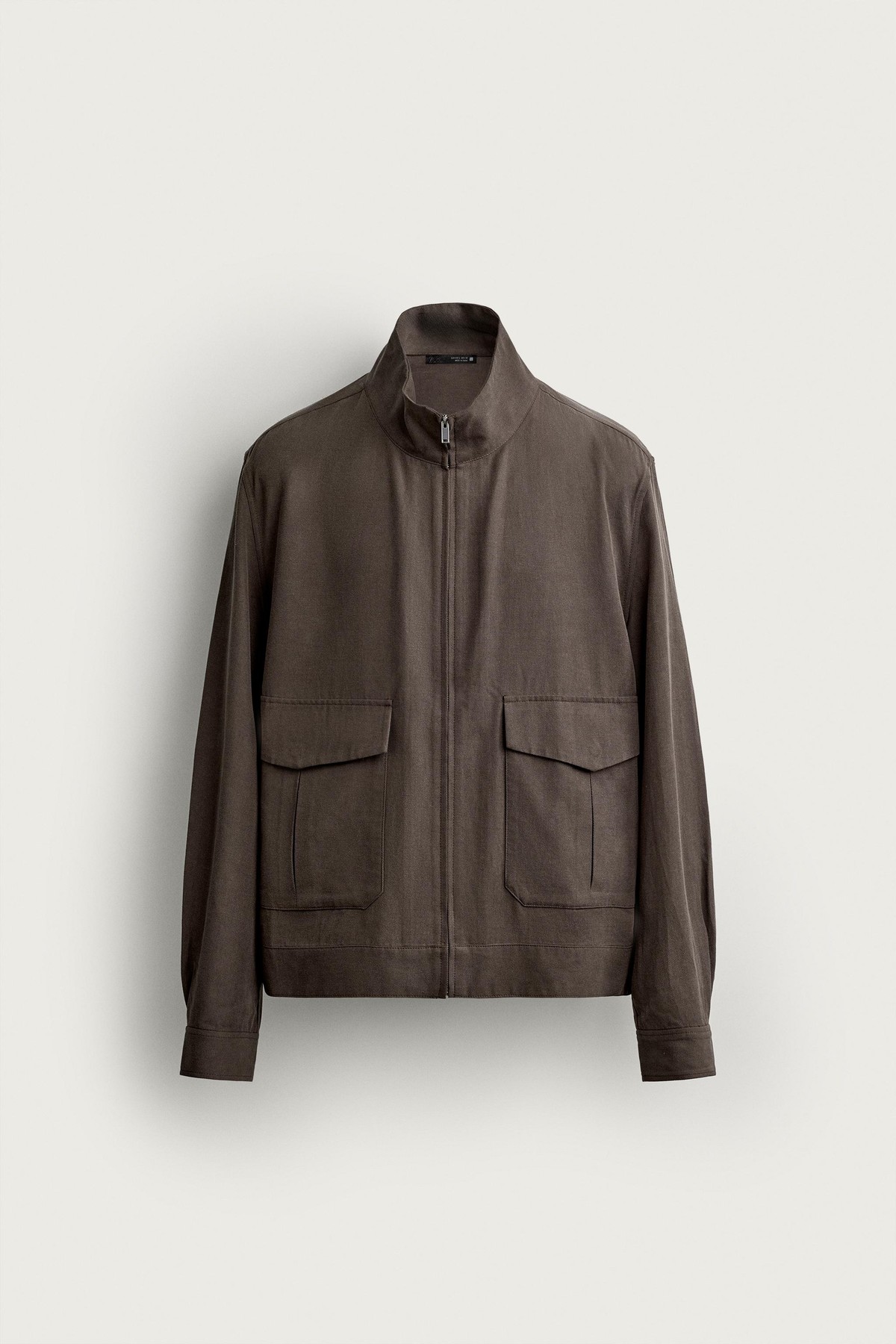 자라 레귤러핏 플랩 포켓 오버셔츠 5854/210/700 BROWN
