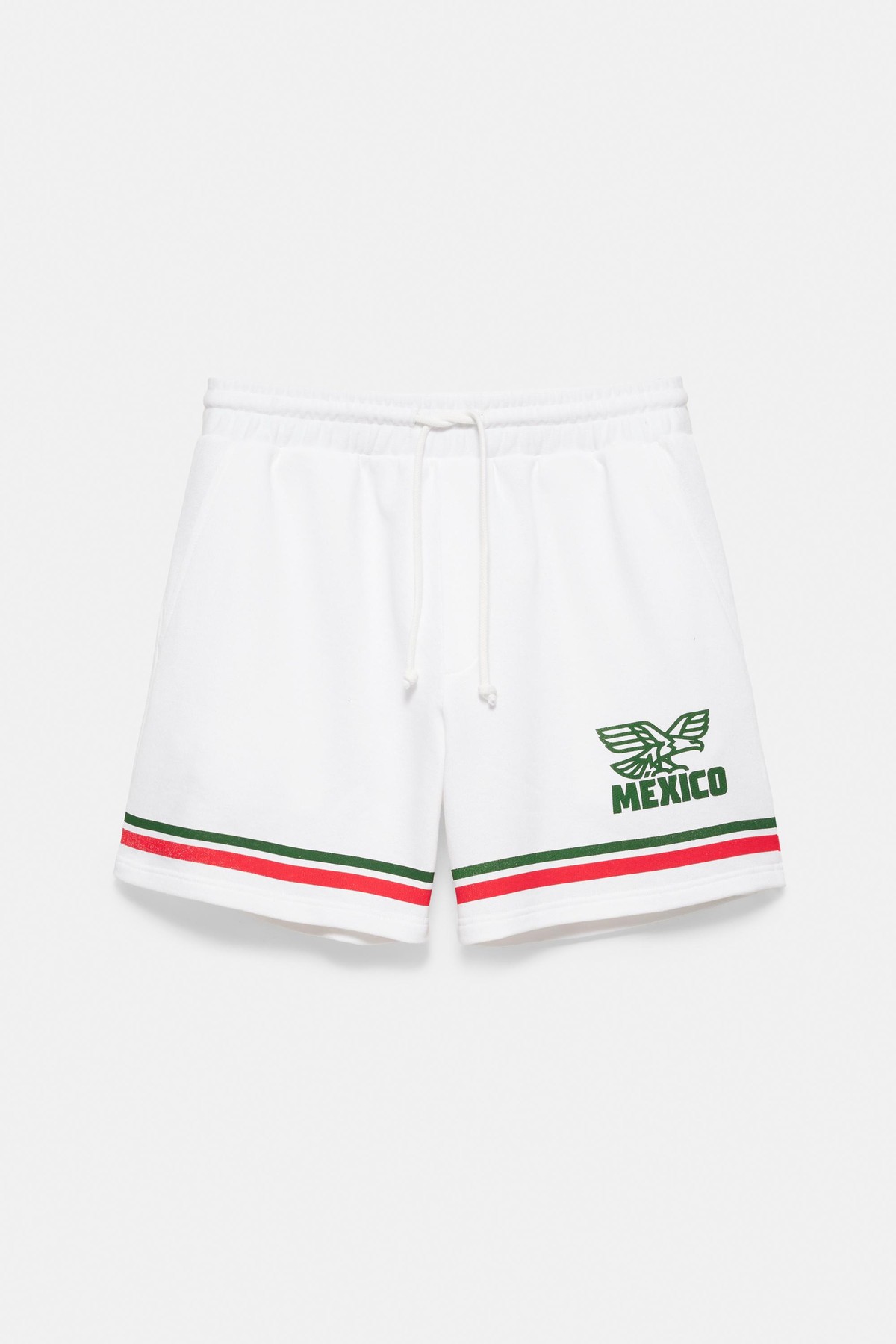 풀앤베어 월드컵 프린트 드로스트링 반바지 7665/717 OFF WHITE