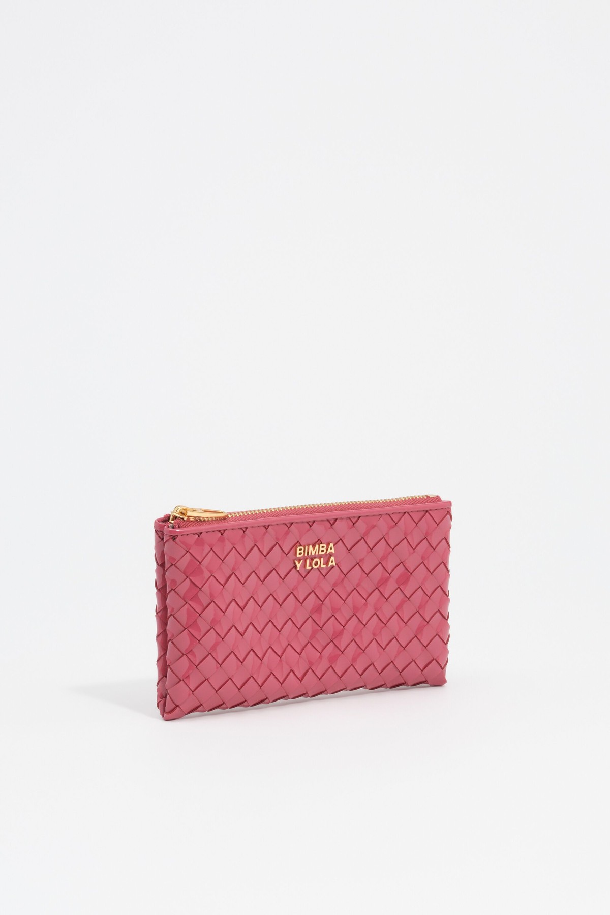 빔바이롤라 우븐 골드 지퍼 동전지갑 262BB1199.10302 DARK PINK