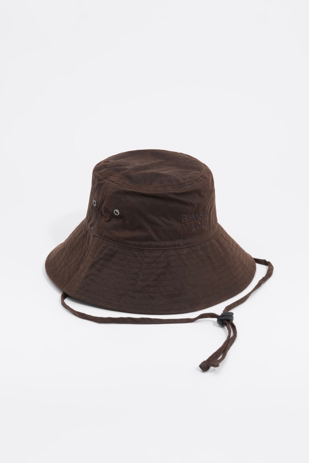 빔바이롤라 코팅 코튼 자수 로고 버킷햇 262BAGO1I.10600 BROWN