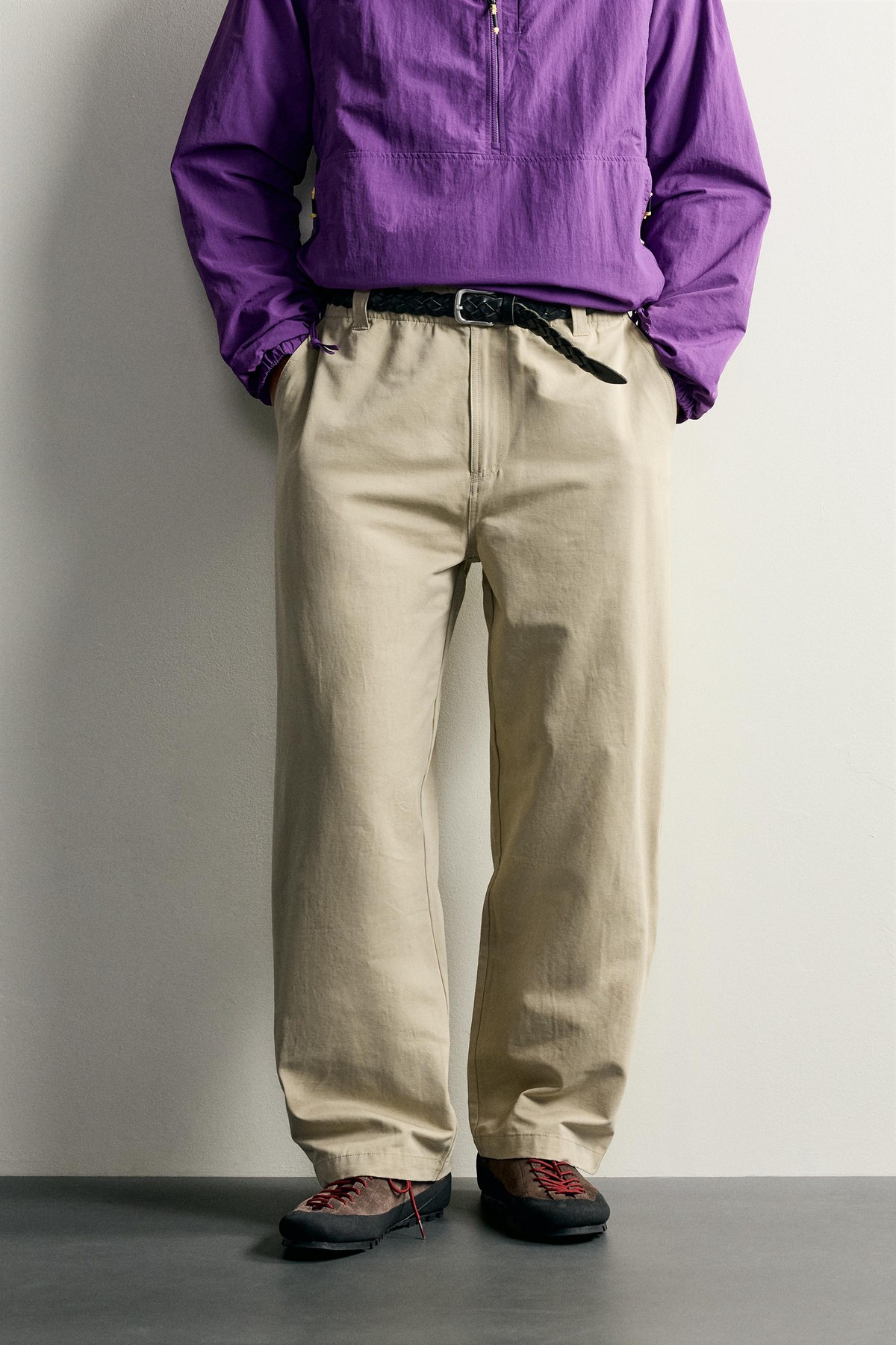 자라 릴렉스핏 소프트 와이드 팬츠 8574/320/707 CAMEL