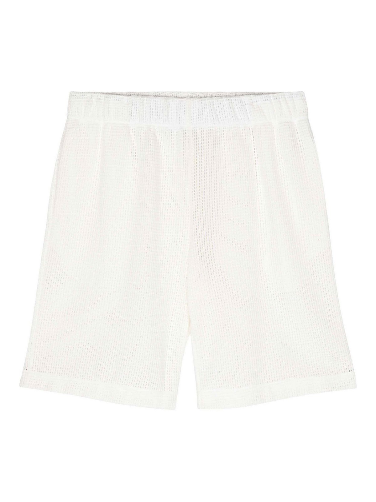 블루 승 인느 Waffle Knit Shorts 숏팬츠 남성 그레이 24SS BS2304ST044WHT