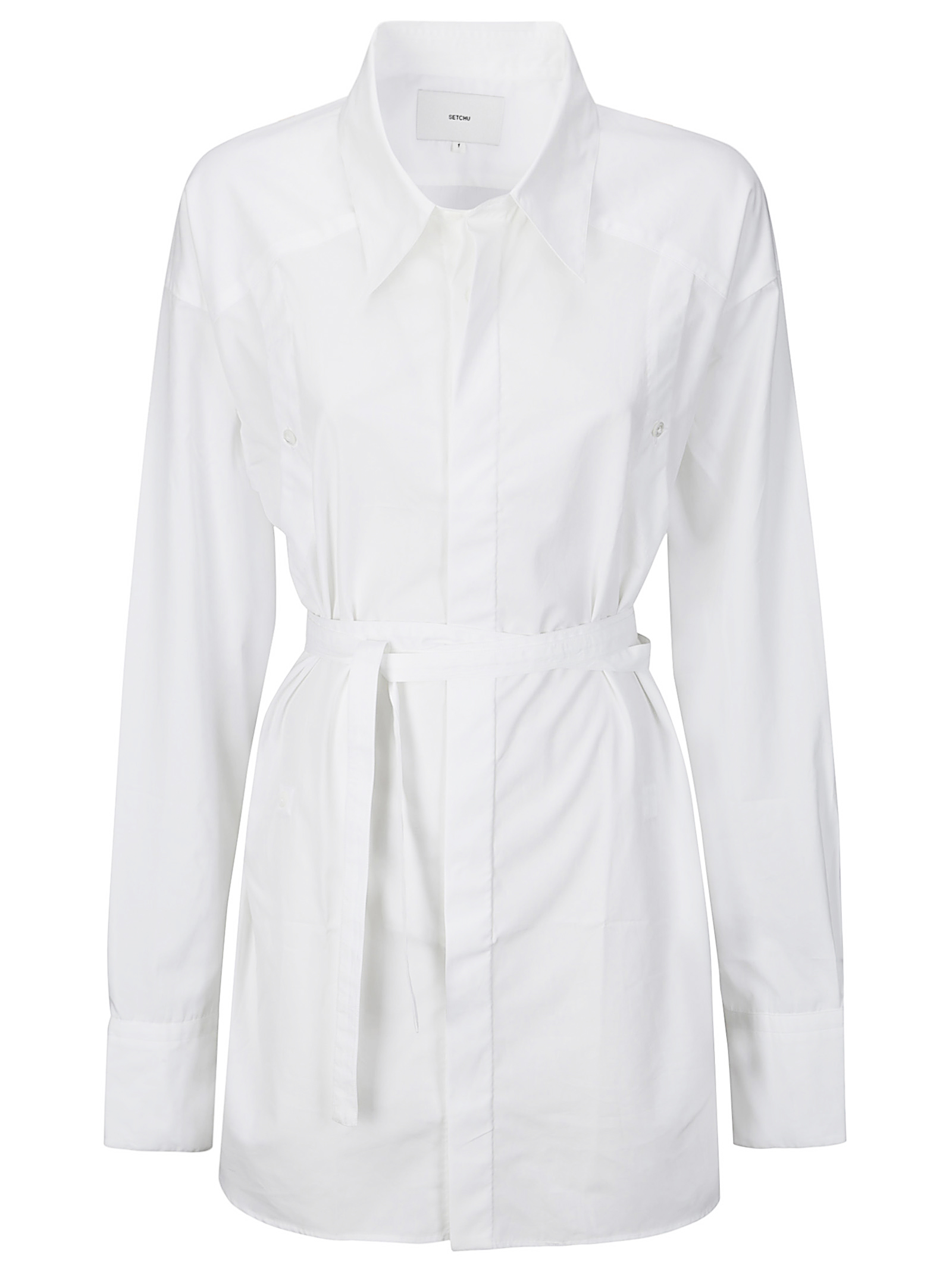 세추 Camicia bianca 셔츠 여성 화이트 U241H015C004WHITE