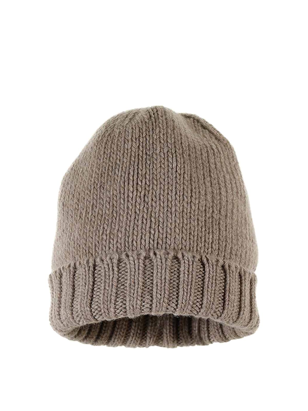 인벨니 Knitted 비니 남성 브라운 23SS 4226CM1003VISONE