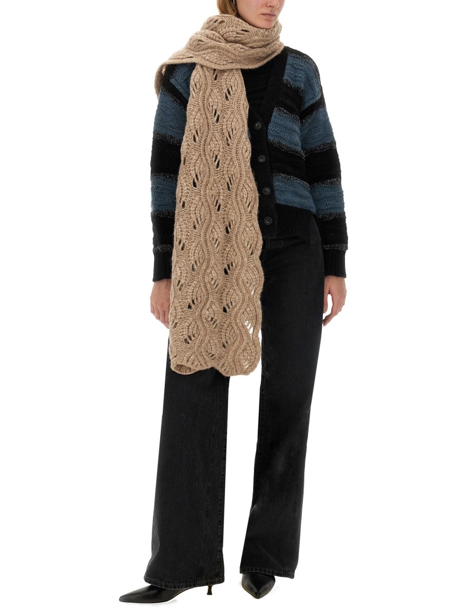 미라 손 SCIARPA IN LANA 스카프/머플러 여성 화이트 24FW Y1004K0251315