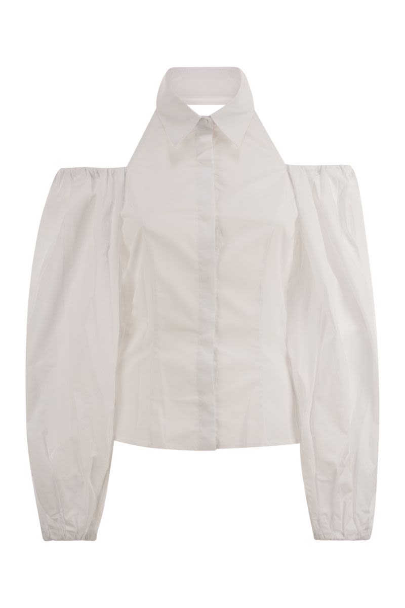 엠브이피 알드오베 with balloon sleeves 셔츠 여성 화이트 25SS 25EO2M0G0800013M0071101
