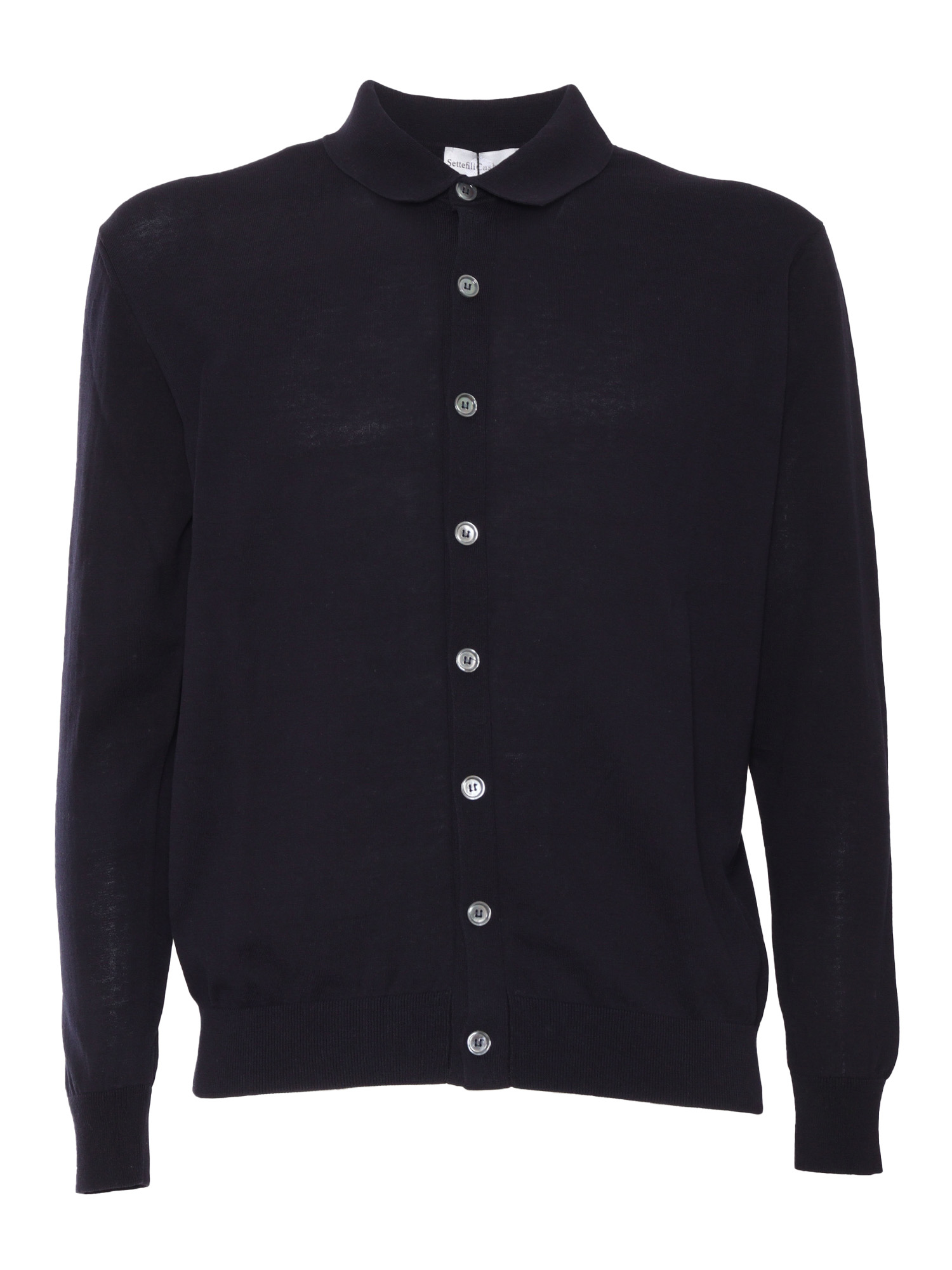 세트에 피리 캐시미어 collar High Gauge Ice 가디건 남성 블루 25SS 9810PCAIC18