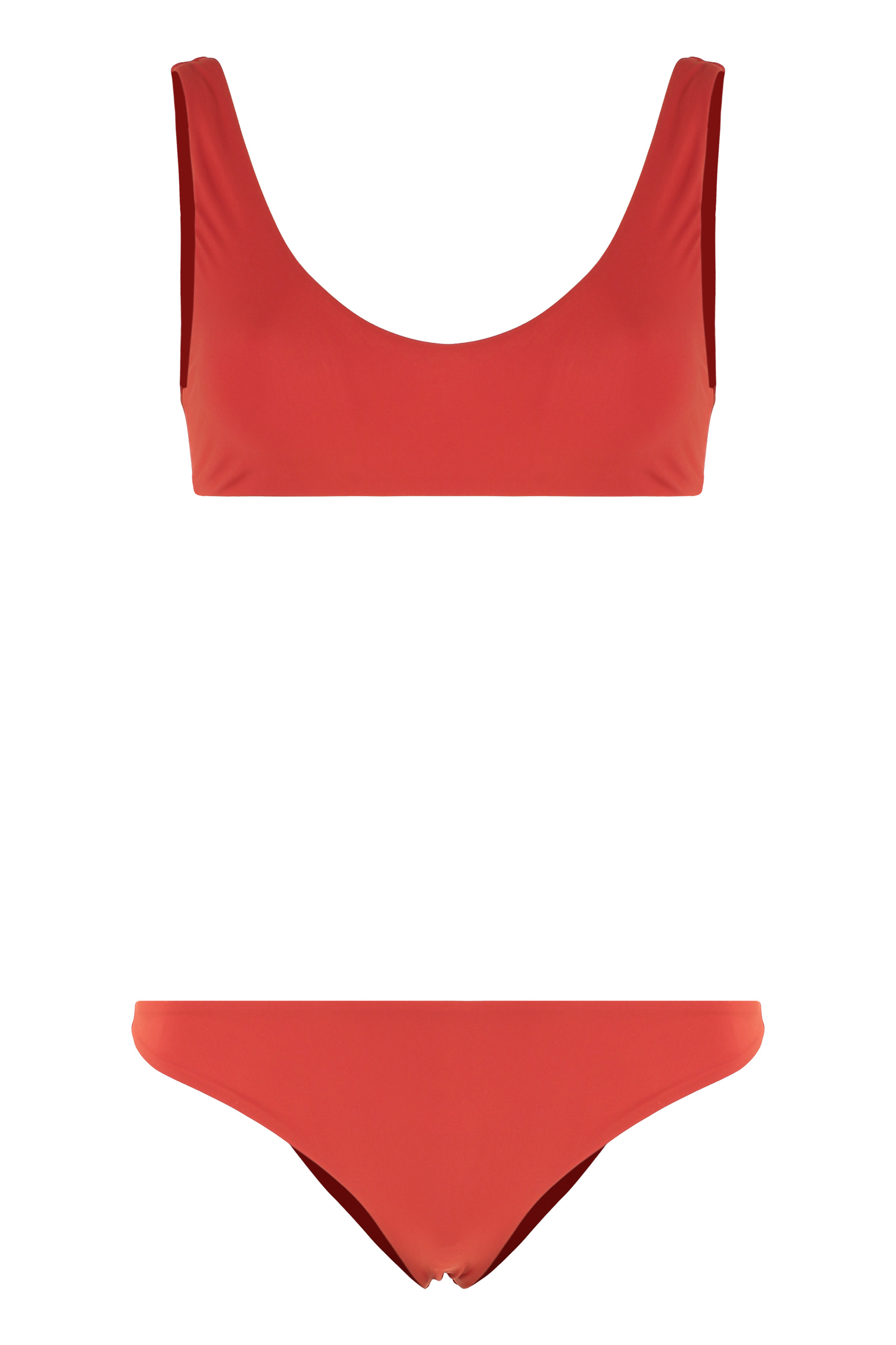 리도 Ottantauno bandeau bra bikini 수영복 여성 레드 25SS OTTANTUNOLOBSTER