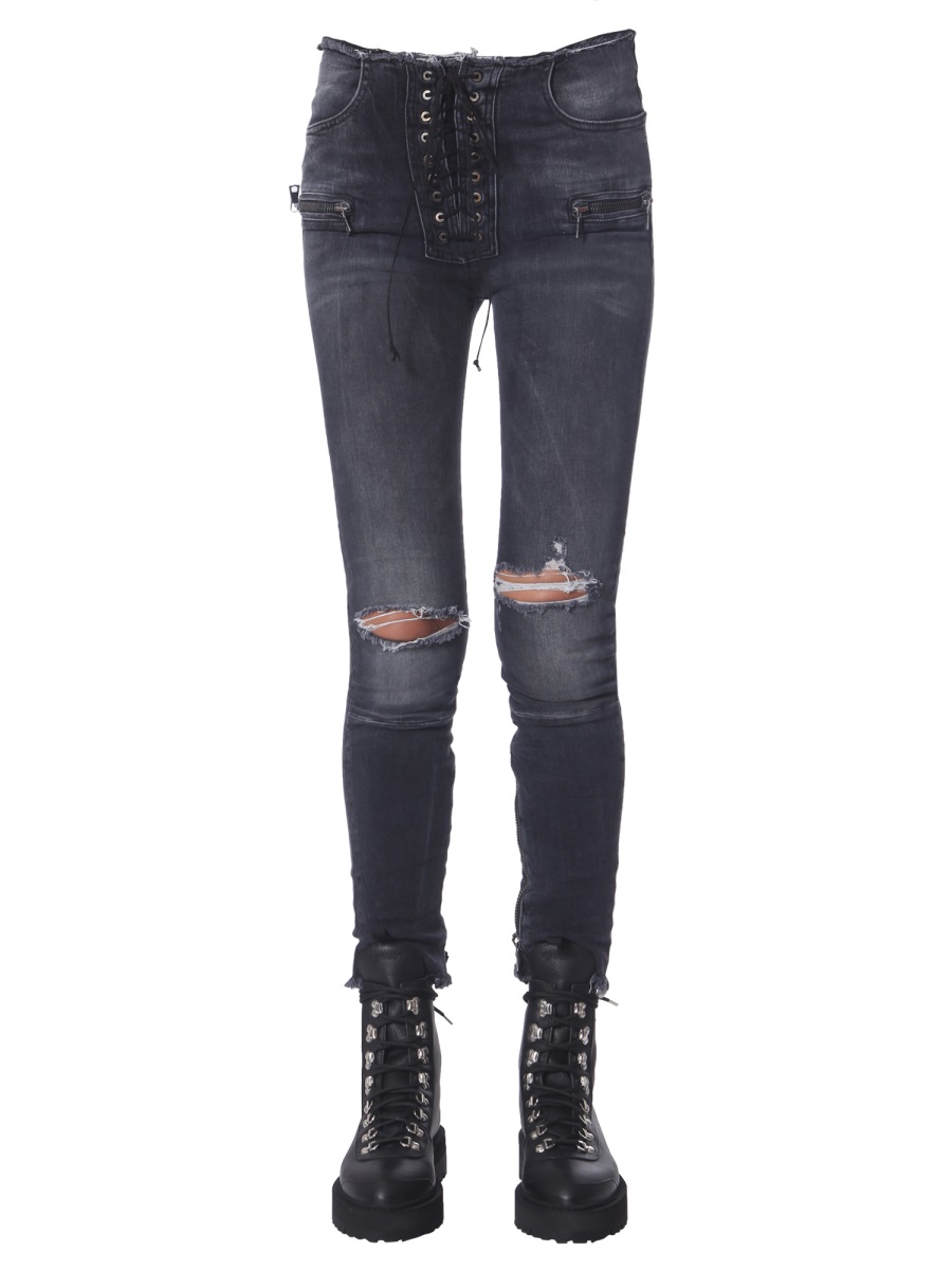 운라벨 SKINNY FIT 스키니 여성 블랙 19FW UWYB002E193210041500