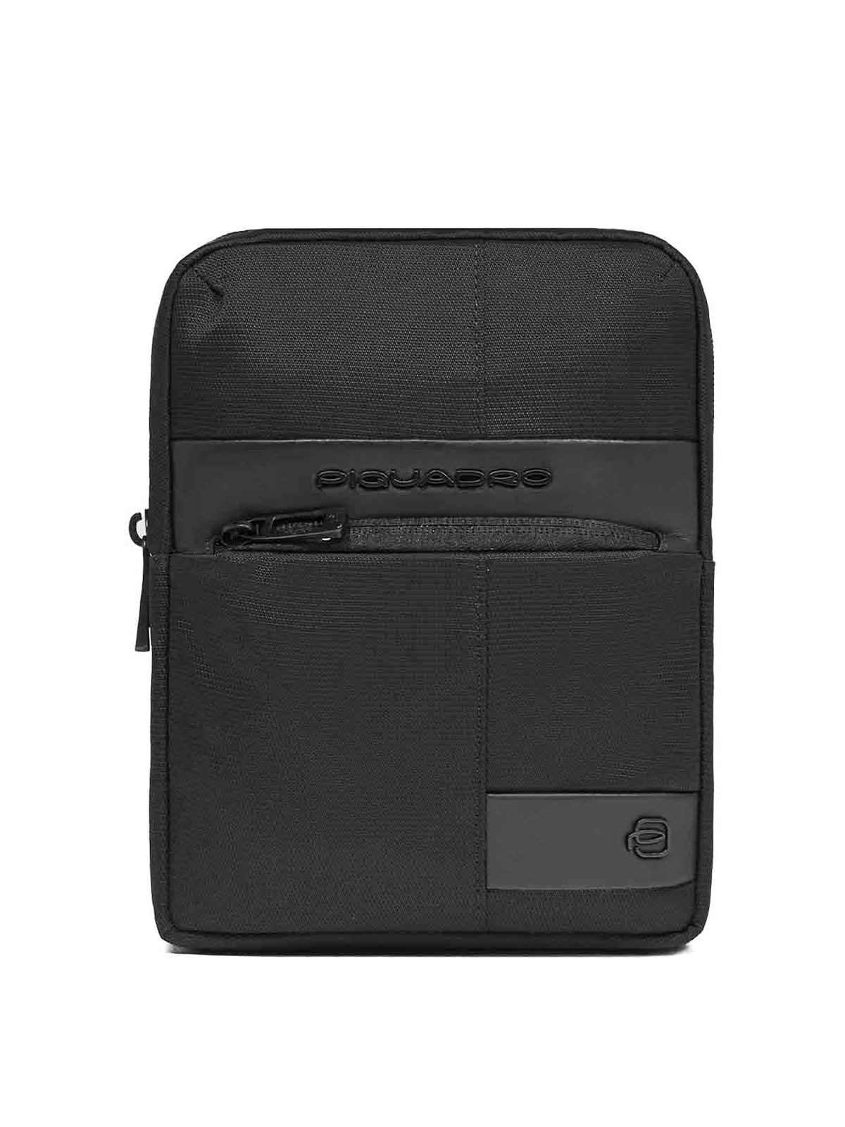 피콰드로 Borsello Ipad Modular Porta 토트백 남성 블랙 24FW CA1816W129N
