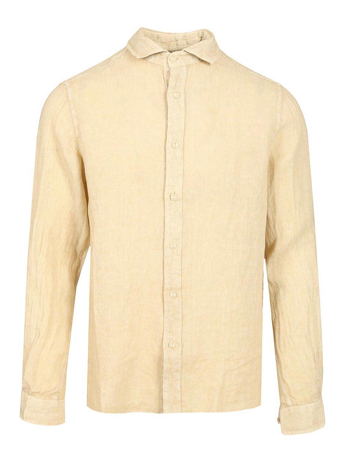 오리지널 빈티지 셔츠 남성 브라운 25SS EROS217AVENA