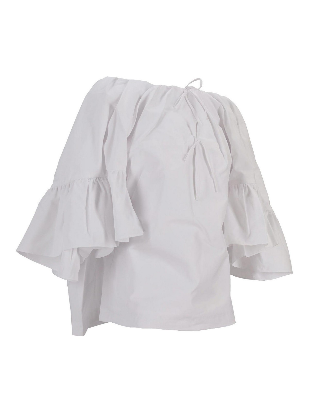 메릴르 록제 Top 셔츠 여성 화이트 25SS 500559WS25WHITE