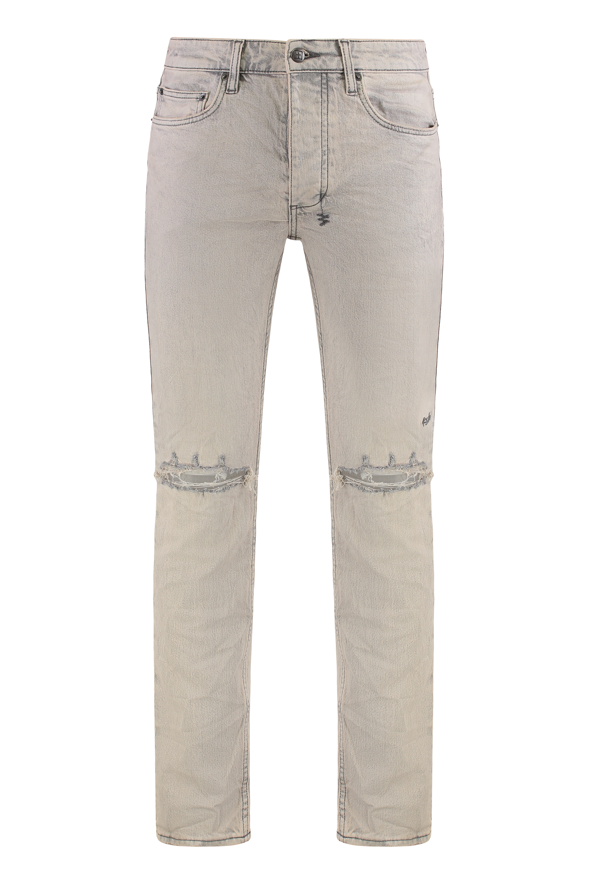 크우비 slim fit 빈티지 남성 그레이 24FW MFA24DJ046GRY