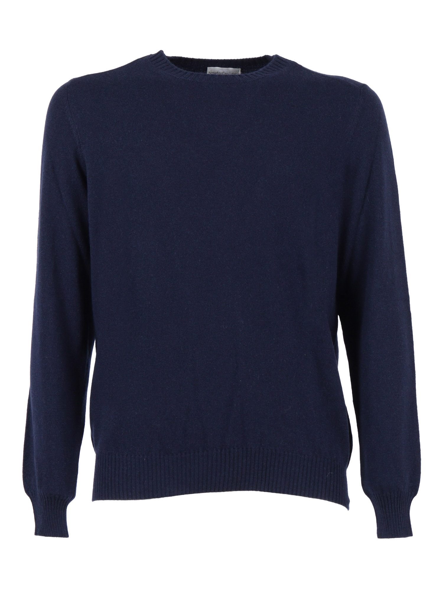 세트에 피리 캐시미어 French Shoulder Crew Neck 크루넥 니트 남성 블루 25FW 1321FCG007