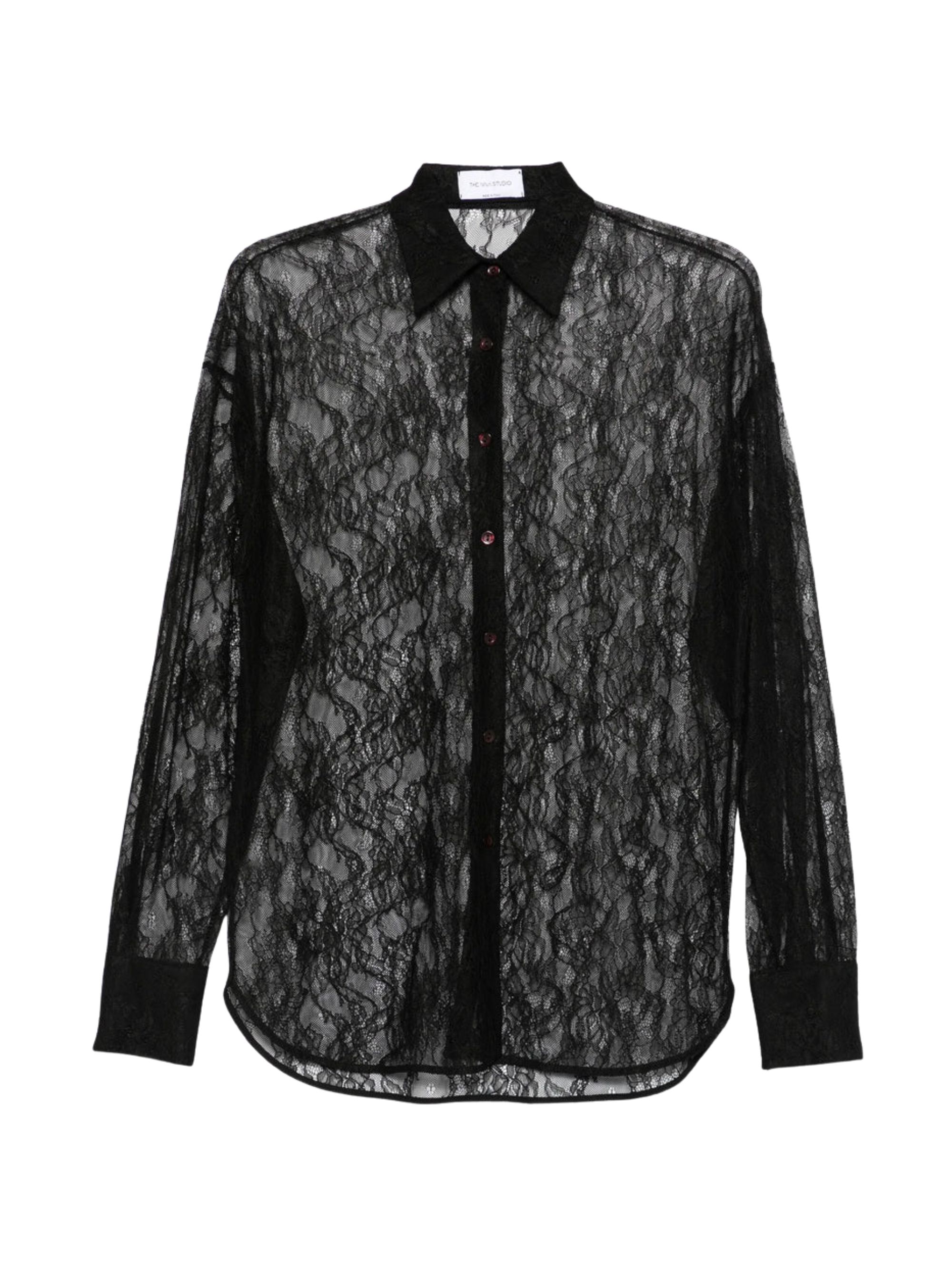 더 니나 스튜디오 셔츠 여성 블랙 25FW N2723LACEBLACK