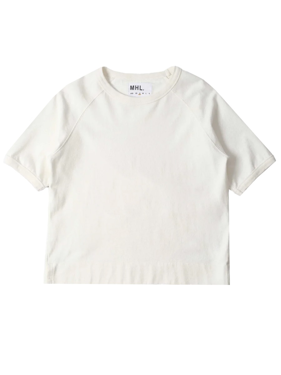 말가레트 하우엘르 RAGLAN 티셔츠 여성 화이트 25FW WHSP0536A25MMDWHI