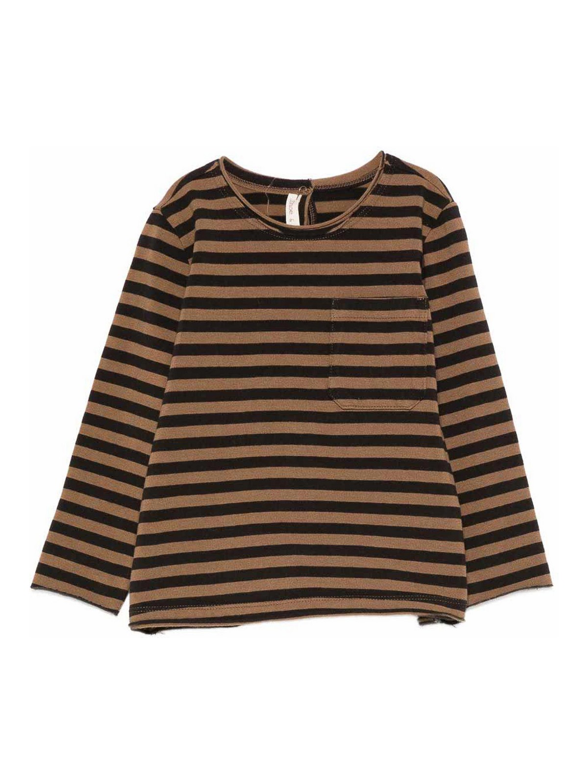 즈오에 앤 토비아흐 Striped 티셔츠/셔츠 키즈 멀티 25FW SJS2MNBISQUITNERO