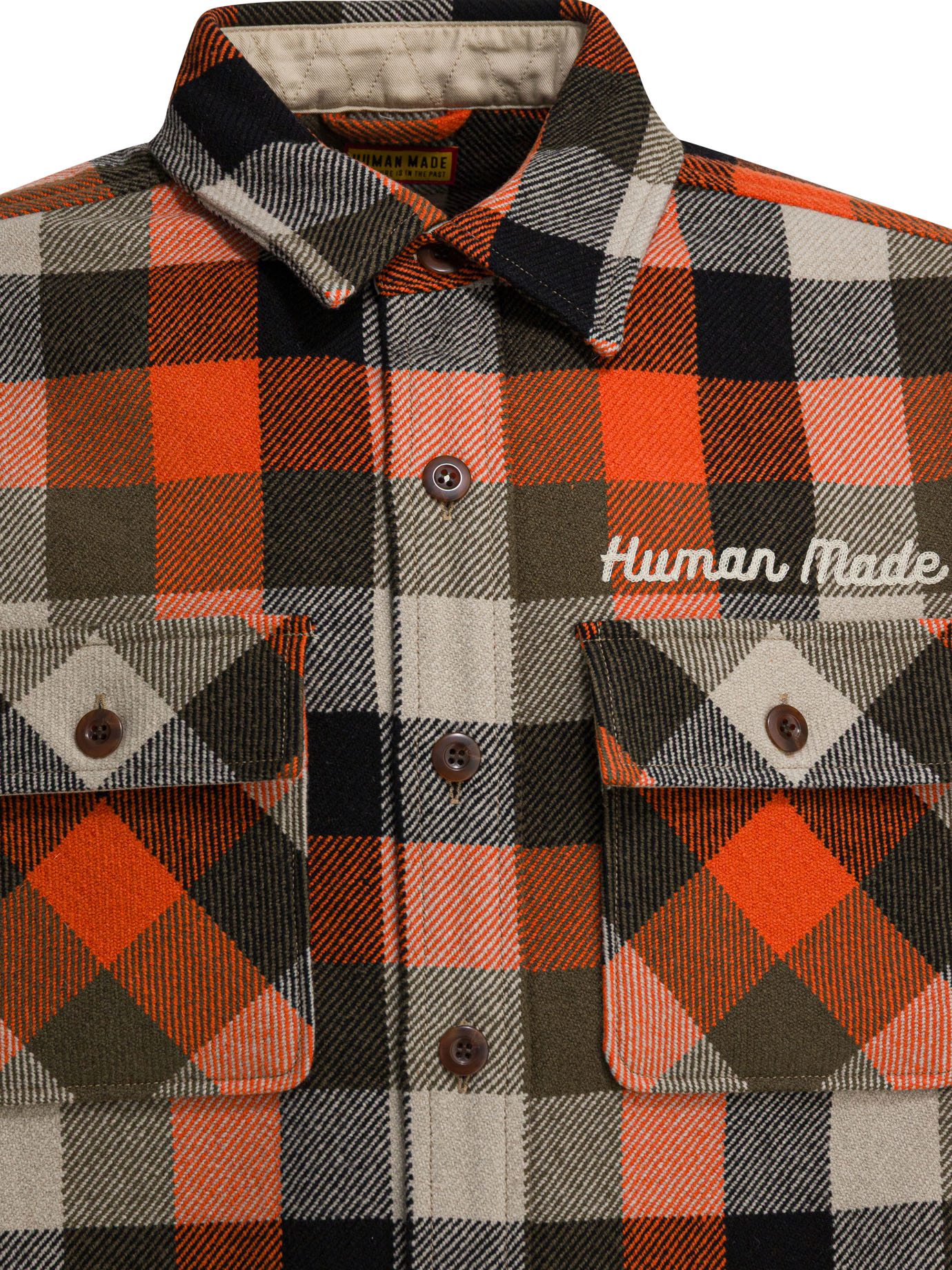 휴먼메이드 overshirt 셔츠 자켓 남성 오렌지 25FW HM30SH013ORANGE