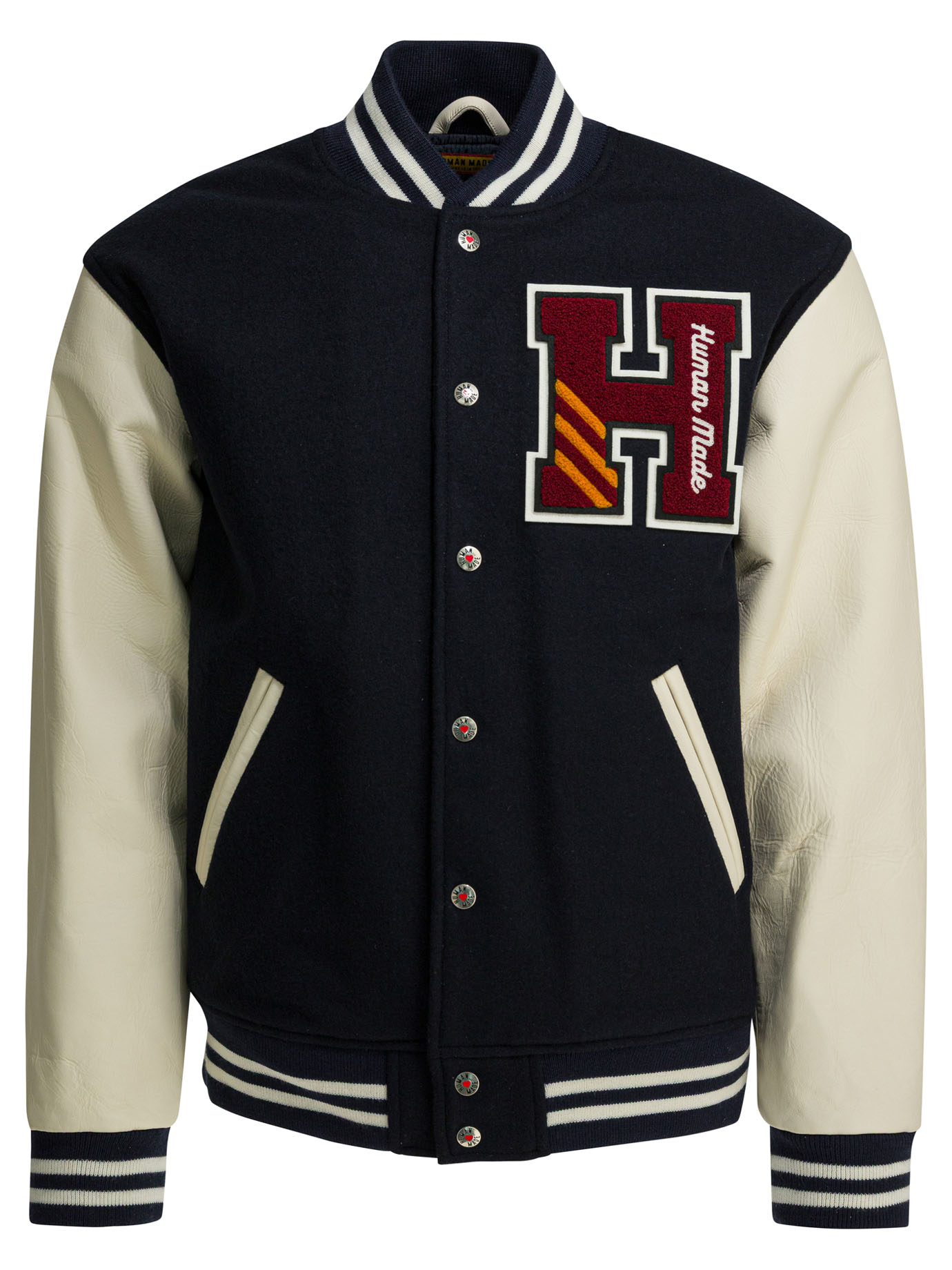 휴먼메이드 and bomber 봄버 남성 블랙 25FW HM30JK043NAVY